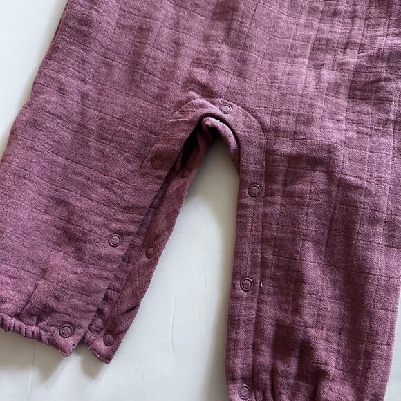 City Mouse Colorblock Romper - Soft Rose, 6-9 Months - NWT - Picture 3 of 6